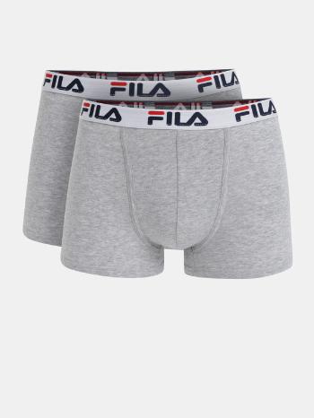 FILA Boxerky 2 ks Šedá