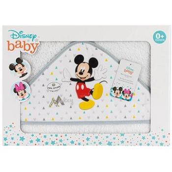 INTERBABY osuška froté Mickey, bílo/šedá (8435440381334)