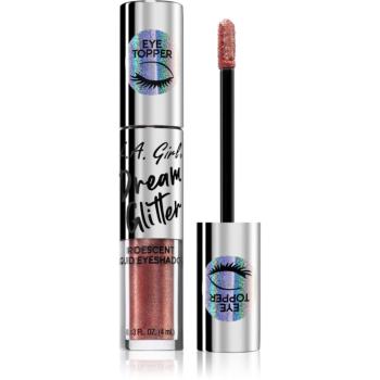 L.A. Girl Cosmetics Dream Glitter třpytivé tekuté oční stíny odstín Rose Gold 4 ml