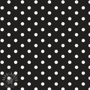 Bavlněná látka Dots black