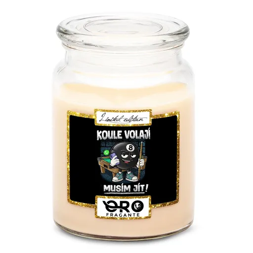 Svíčka Koule volají (Vůně svíčky: Vanilka)