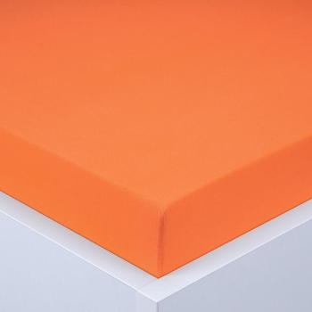 Napínací prostěradlo jersey EXCLUSIVE oranžové 160 x 200 cm