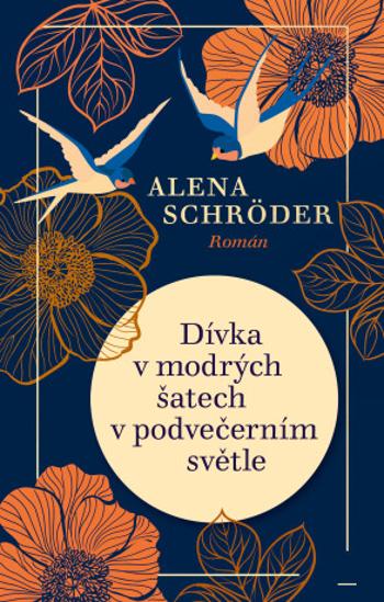 Dívka v modrých šatech v podvečerním světle - Alena Schröder