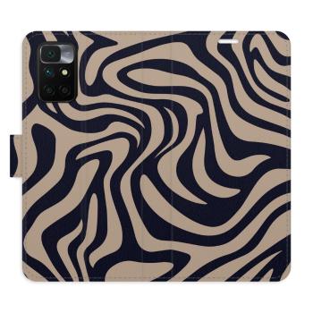 Flipové pouzdro iSaprio - Zebra Black 02 - Xiaomi Redmi 10