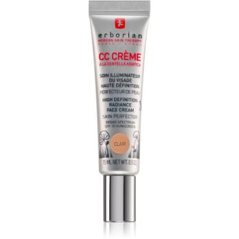 Erborian CC Crème Centella Asiatica rozjasňující krém pro jednotný tón pleti SPF 25 malé balení odstín Clair  15 ml