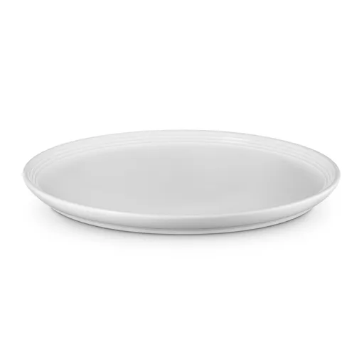 Jídelní talíř COUPE 27 cm, WHITE, kamenina, Le Creuset