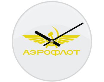 Hodiny skleněné Aeroflot