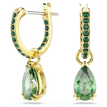 Swarovski Blyštivé pozlacené náušnice 2v1 Attract 5723564
