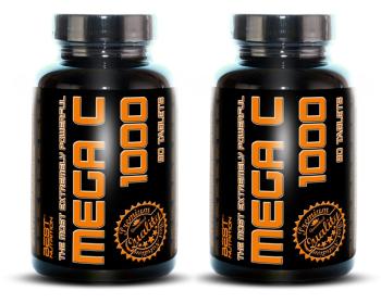 1+1 Zadarmo: Mega C 1000 - Best Nutrition 90 tbl. + 90 tbl.