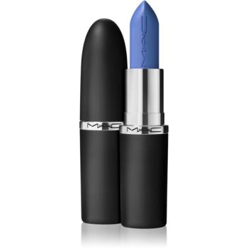 MAC Cosmetics MACximal Sleek Satin Lipstick krémová hydratační rtěnka odstín Tilted Denim 3,5 g