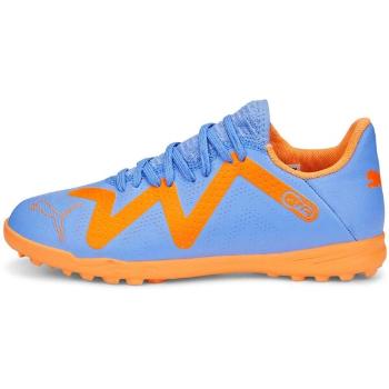 Puma FUTURE PLAY TT JR Gyerek focicipő műfüves pályára, világoskék, méret 35.5