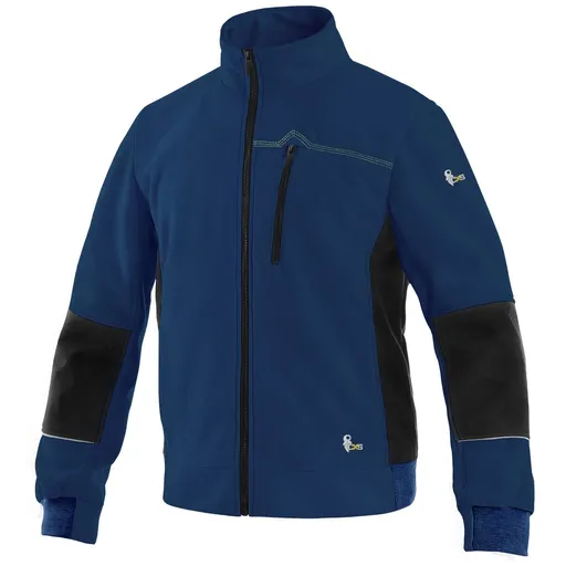 Canis (CXS) Pánská mikina na zip CXS TEXAS - Tmavě modrá / černá | XL