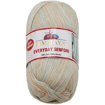 BELLATEX s.r.o. Příze Everyday Senfoni 100 g - 71014-37 tyrkysová/lososová (9853)