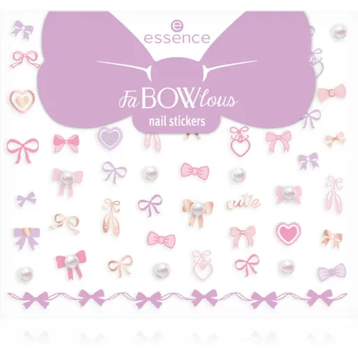 essence FaBOWlous nálepky na nehty 61 ks