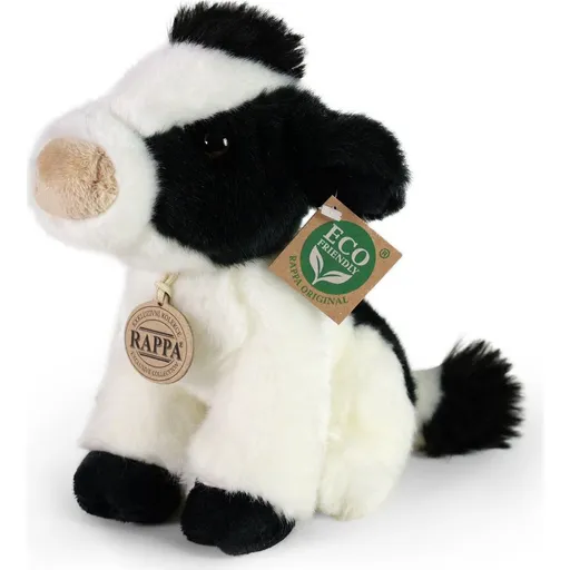 Plyšová kráva sedící 18 cm ECO-FRIENDLY