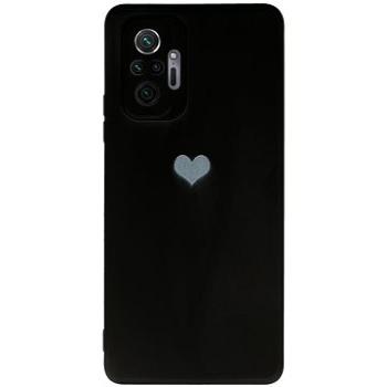 Vennus Valentýnské pouzdro Heart pro Xiaomi Redmi Note 10 Pro/ Redmi Note 10 Pro Max - černé (TT4460)