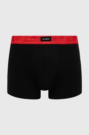 Boxerky Karl Lagerfeld 7-pack pánské, černá barva, 245M2103