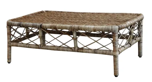 Přírodní ratanový coffee stolek Nantes - 105*60*35 cm  Chic Antique