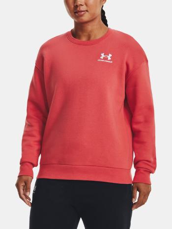 Under Armour Essential Fleece Crew Mikina Červená