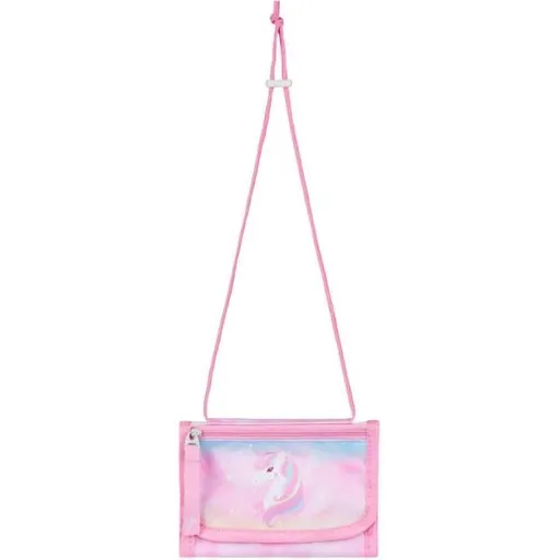 BAAGL RAINBOW UNICORN Peněženka na krk, růžová, velikost