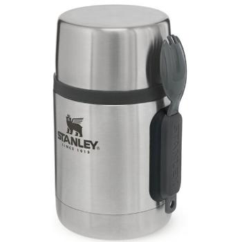 STANLEY ADVENTURE SERIES 530ML Termoska jídelní se lžící, stříbrná, velikost