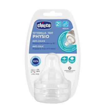 Chicco dudlík na láhev Perfect 5/Well Being fyziologický střední průtok 2 ks V001517