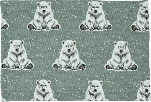 Povlak na polštář Boreas, čtverec 35x50 cm, blue fox - Sander