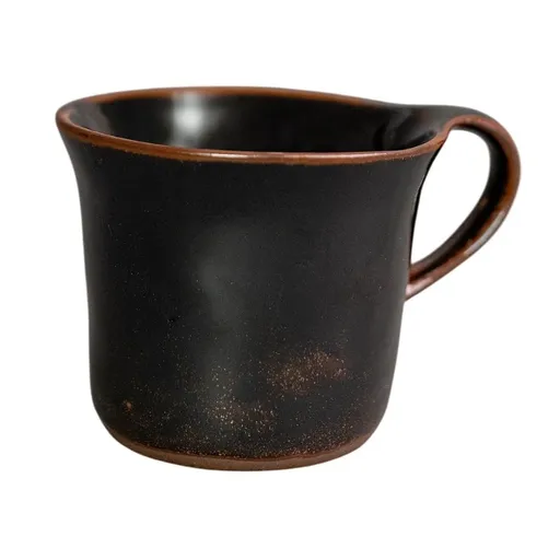 Hrnek TENMOKKU 150 ml, černá, keramika, MIJ