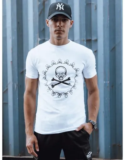 Pánské tričko s potiskem LEMA bílé