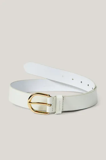 OPASEK GANT LEATHER BELT CREAM