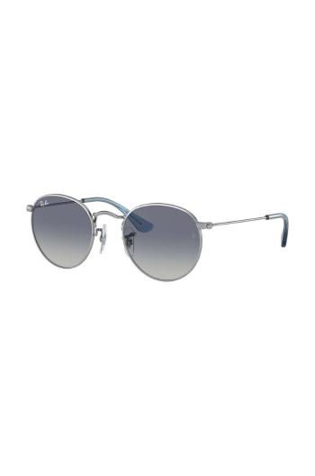 Dětské sluneční brýle Ray-Ban JUNIOR ROUND černá barva, 0RJ9547S