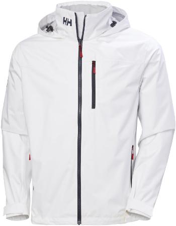 Helly Hansen Bunda Men's Crew Hooded Sailing Jacket 2.0 White 3XL