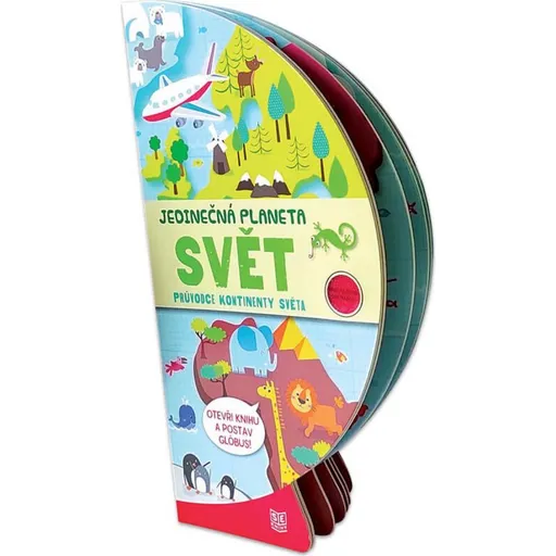 Knížka rozkládací globus Svět