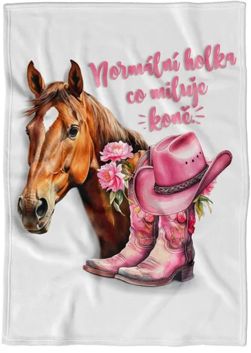 Deka Holka, co miluje koně (Podšití beránkem: NE)