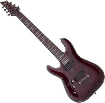 Schecter Hellraiser C-7 LH Black Cherry Elektrická kytara