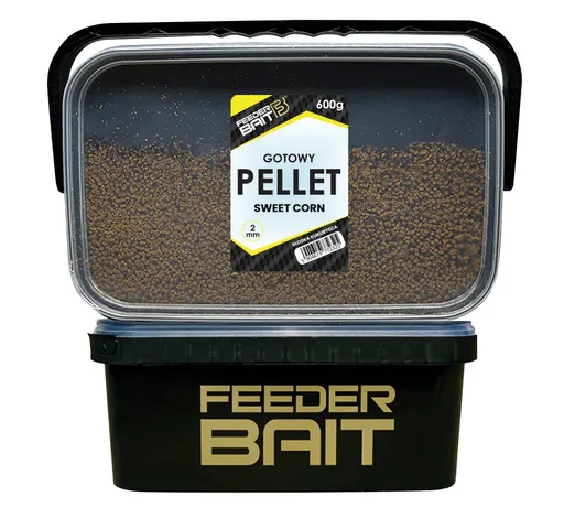 FeederBait Pellet Ready to fish 2mm 600g - Sladká kukuřice,FeederBait Pellet Ready to fish 2mm 600g - Sladká kukuřice