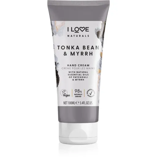 I Love Naturals Tonka Bean & Myrrh krém na ruce 100 ml