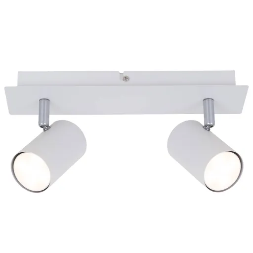 BRILONER Bodové svítidlo 29 cm 2xGU10 40W bílé BRILO 2857-026