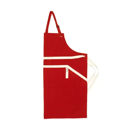 Kuchyňská zástěra 80 x 88 cm, CERISE, bavlna, Le Creuset