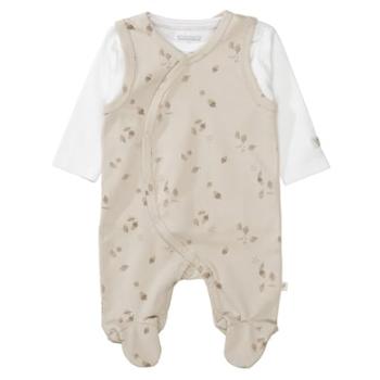 STACCATO Romper+košile taupe se vzorem