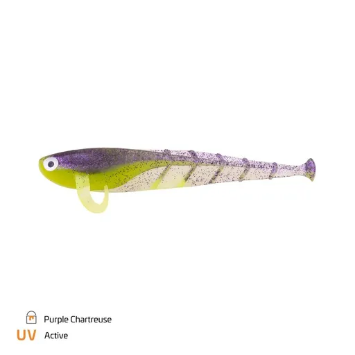 Zeck Gumová nástraha Zander Quappie 15cm - Purple Chartreuse,Zeck Gumová nástraha Zander Quappie 15cm - Purple Chartreuse