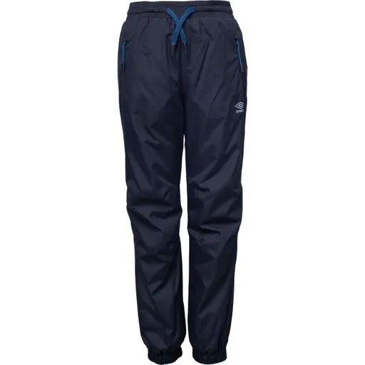 Umbro VAREN Dětské šusťákové kalhoty, černá, velikost 140-146