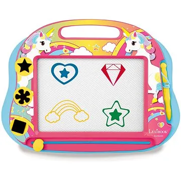 Lexibook Magnetická kreslící tabulka - jednorožec (3380743077567)