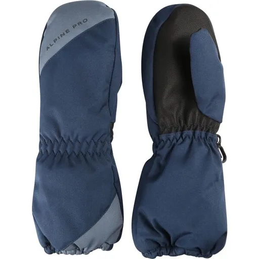 ALPINE PRO ORELO Dětské zimní rukavice, tmavě modrá, velikost