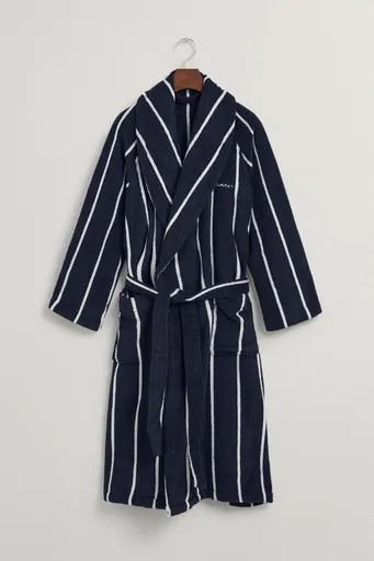 ŽUPAN GANT STRIPE ROBE EVENING BLUE