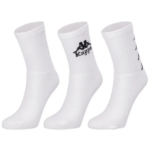 Kappa AUTHENTIC ORNEL KIDS 3P Dětské ponožky, bílá, velikost