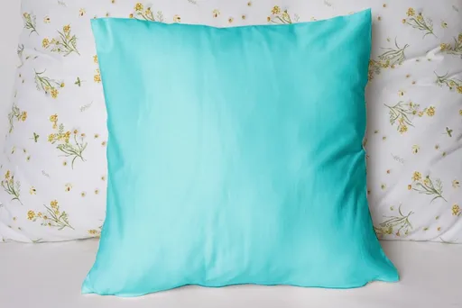 Polášek Jednobarevný povlak na polštář Jersey - Tyrkysová | 40 x 40 cm