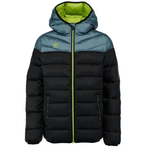 Umbro NATS Dětská lehká prošívaná bunda, černá, velikost 128-134