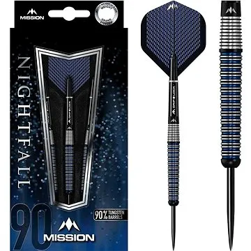 Šipky Mission steel Nightfall M3 25g, 90% wolfram (18270)