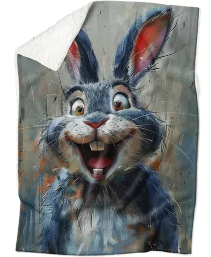 Deka Šťastný králíček (Podšití beránkem: ANO)